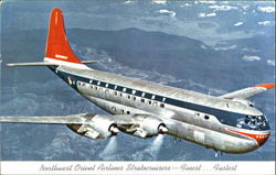 Northwest Orient Airlines Stratocruisers Postcard