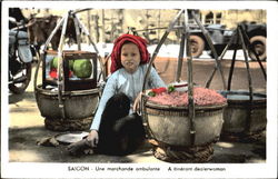 A Itinerant Dealerwoman Saigon, Vietnam Southeast Asia Postcard Postcard