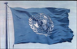 The Flag Of The United Nations Flags Postcard Postcard