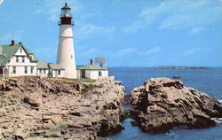 Portland Head Light Maine Postcard Postcard