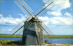 The Old Windmill At Bass River Cape Cod, MA Postcard Postcard