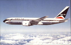 Delta Boeing 767 Postcard