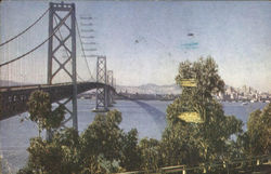 San Francisco-Oakland Bay Bridge Postcard