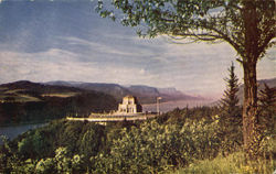 Vista House At Crown Point Postcard