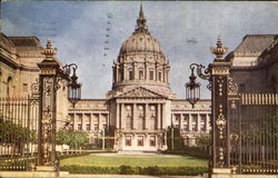 Civic Center San Francisco, CA Postcard Postcard