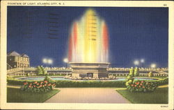 Fountain Of Light Postcard