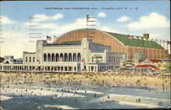 Auditorium And Convention Hall Postcard