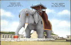 Elephant Hotel, Margate City Postcard