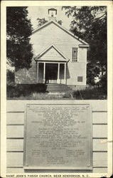 Saint John's Parish Church Henderson, NC Postcard Postcard