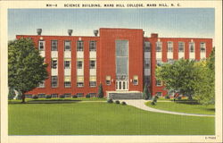 Science Building, Mars Hill College North Carolina Postcard Postcard