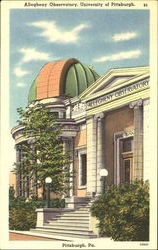 Allegheny Observatory, University Of Pittsburgh Pennsylvania Postcard Postcard