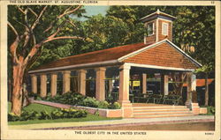 The Oldest City In The United States, Old Slave Market St Postcard