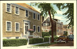 Cottage Hospital Nantucket, MA Postcard Postcard