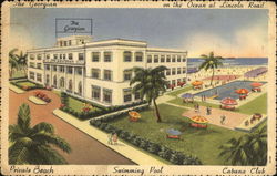 The Georgian On The Ocean, Lincoln Road Miami Beach, FL Postcard Postcard