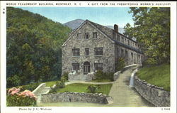 World Fellowship Building Montreat, NC Postcard Postcard