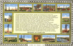 Down In Texas Postcard