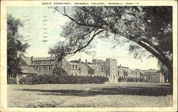 Men's Dormitory, Grinnell College Iowa Postcard Postcard