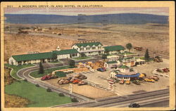 Patmars Modern Drive In And Motel El Segundo, CA Postcard Postcard