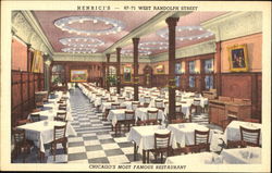 Henrici's, 67-71 West Randolph Street Postcard