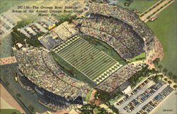 The Orange Bowl Stadium Postcard