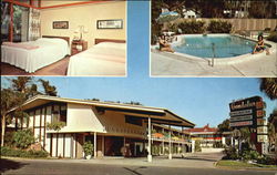 The Gondolier Motel, Tarpon Ave., and Spring Blvd. Postcard