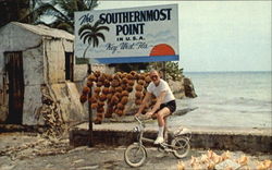 The Southernmost Point In The U.S.A Key West, FL Postcard Postcard