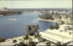 Aerial Showing Inlet-Waterway Postcard