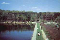 Strahl Lake Nashville, IN Postcard Postcard