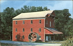 Historic Old Water Power Mill Postcard