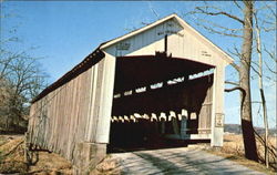 Tow Path Covered Bridge Tangier, IN Postcard Postcard