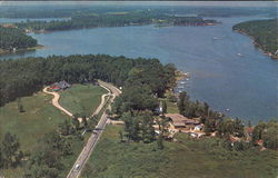 Lake James From The Air Angola, IN Postcard Postcard