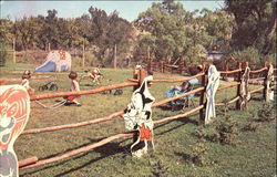 Playground Story Book Island, Black Hills Rapid City, SD Postcard Postcard