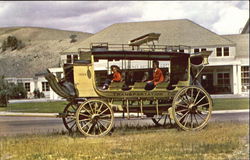 The Old Stagecoach And Mammouth Hotel Yellowstone National Park Postcard Postcard