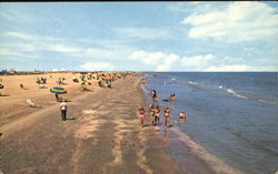 Stewart Beach Galveston, TX Postcard Postcard