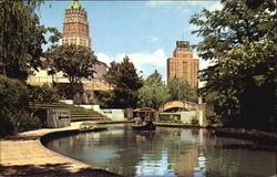 San Antonio River Texas Postcard Postcard