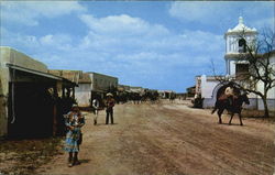 Alamo Village, U. S. Highway 90 Postcard