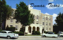 Moore County Court House Dumas, TX Postcard Postcard