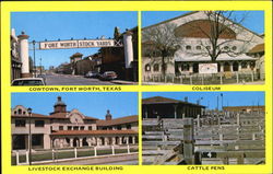 Fort Worth Stock Yards Texas Postcard Postcard