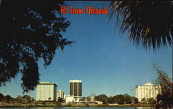 Hi From Orlando Florida Postcard Postcard