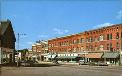 Looking North, Main Street Postcard