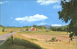 A Typical Vermont Farm Scene Scenic, VT Postcard Postcard