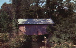 Old Covered Bridge South Randolph, VT Postcard Postcard