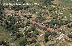 Greetings From Milltown Wisconsin Postcard Postcard