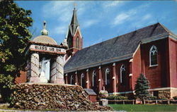 Sacred Heart Grotto Dickeyville, WI Postcard Postcard