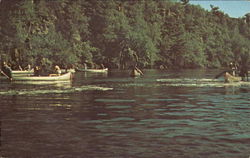 Canoeing On The St. Croix River, Interstate State Park Postcard