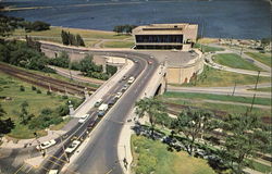 View Of The Lake Front Postcard