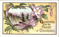 Greetings From The Heart Of Colorado Scenic, CO Postcard Postcard