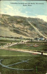 Columbia Gardens And The Rocky Mountains Postcard