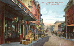 Chinatown, Grant Ave Postcard