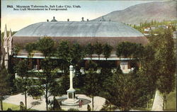 Mormon Tabernacle Salt Lake City, UT Postcard Postcard